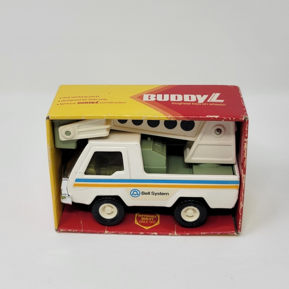 New! BUDDY L Vintage Bell System Telephone Bucket Truck - Brute Vehicles